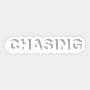 Chasing Shadows Sticker